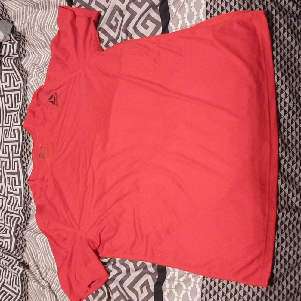 Mens Red reebok  teeshirt